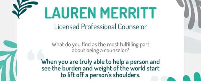 Lauren Metrocare National Counseling Awareness Month