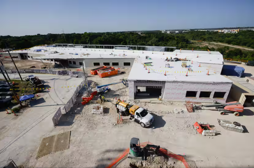 Construction on Metrocare's new Mental Health clinic